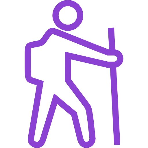 Filled, Hiking Icon Free Of Hotel And Spa Icons