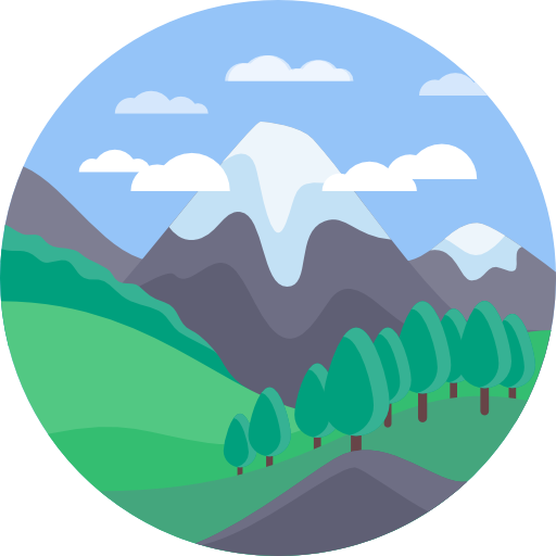 Landscape, Nature, Mountains, Altitude Icon