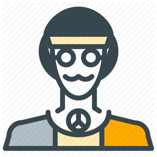 Avatar, Hippie, Man, Peace, Person, Profile Icon