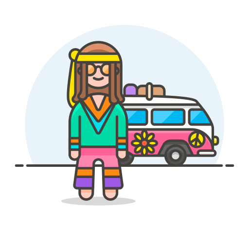 Hippie Male Icon Streamline Ux Free Iconset Streamline Icons