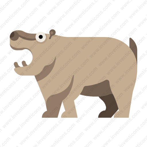 Download Hippopotamus Icon Inventicons