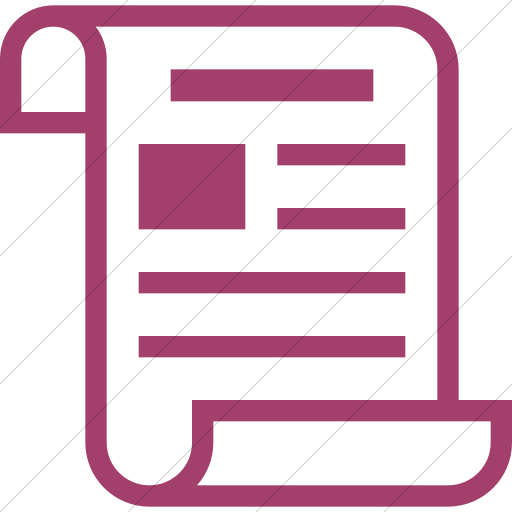 Simple Pink Iconathon Historical Newspaper Icon