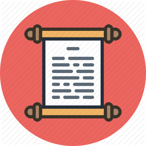 History, Log, Manuscript, Old, Paper, Scroll, Text Icon