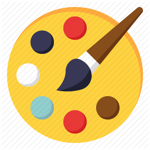 Brush, Color, Drawing, Hobby, Paint Icon