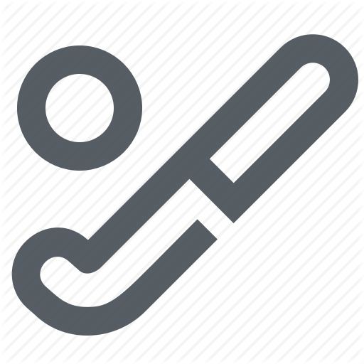 Ball, Field, Hockey, Sport, Stick Icon