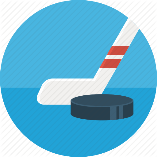 Hockey, Hockey Stick, Puck, Sport Icon
