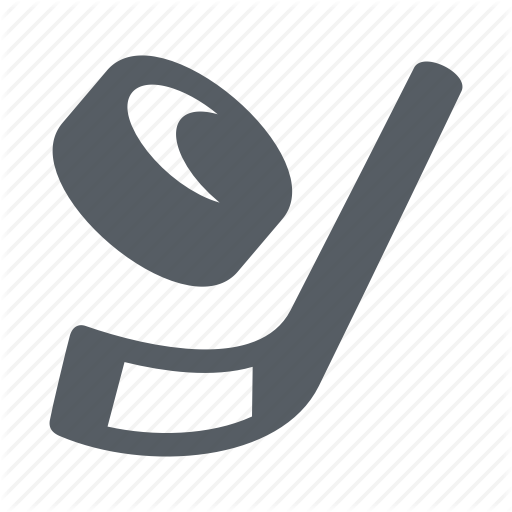 Hockey, Ice, Puck, Sport, Stick Icon