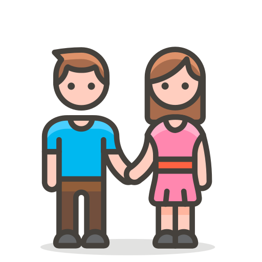 Man, And, Woman, Holding, Hands Icon Free Of Free Vector Emoji