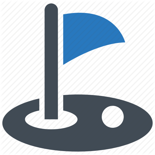 Flag, Golf, Golf Ball, Golf Course, Golf Hole Icon