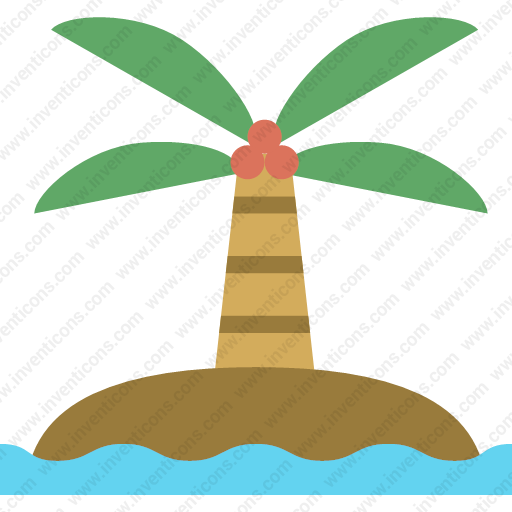 Download Island,palmtrees,sun,landscape,holiday,nature,beach Icon