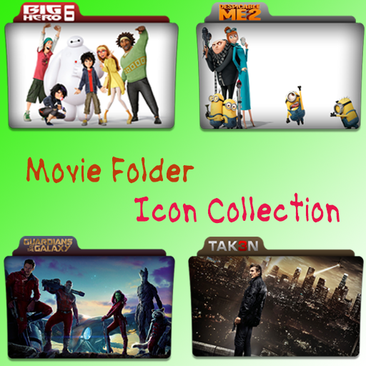 Hollywood Movie Folder Icon Collection
