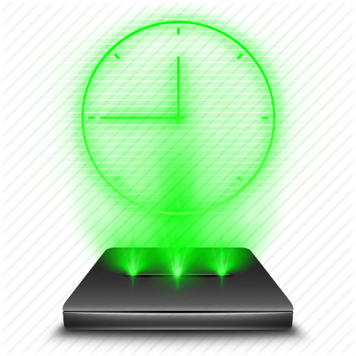 App, Application, Clock, Hologram, Holographic, Scheldue, Time Icon