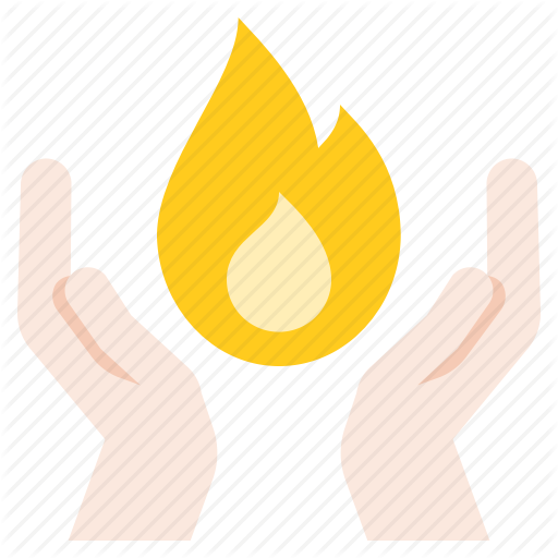 Christ, Fire, Hand, Holy Spirit Icon