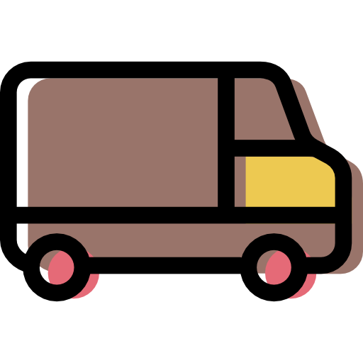 Home Delivery, Distribution, Vehicle, Van, Delivery, Transport Icon