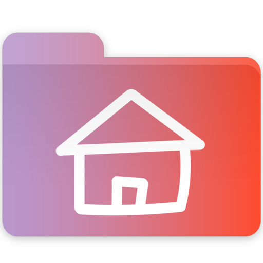 Home, Folder Icon Free Of Gradient Folders