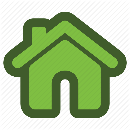 Go, Green, Home, House, Icon, Roof Icon