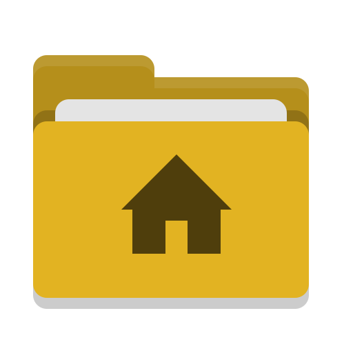 User, Yellow, Home Icon Free Of Papirus Places