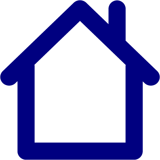 Navy Blue Home Icon