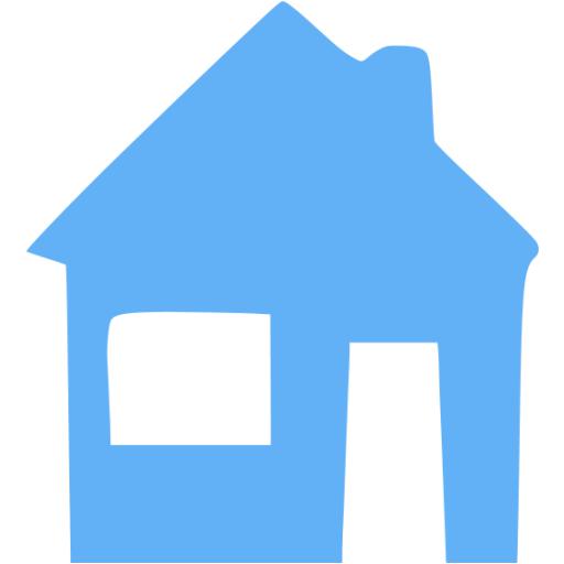 Tropical Blue Home Icon