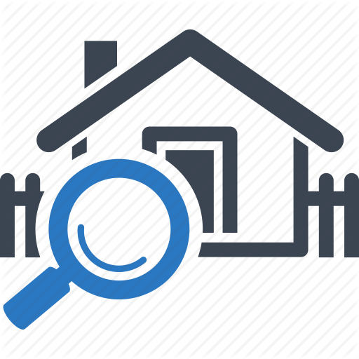 Find Home, House, Real Estate, Search Home Icon