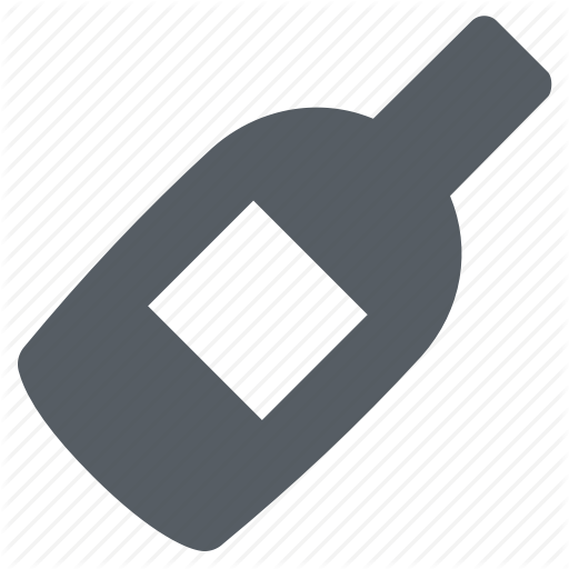 Bottle, Drink, Red, Rose, White, Wine Icon