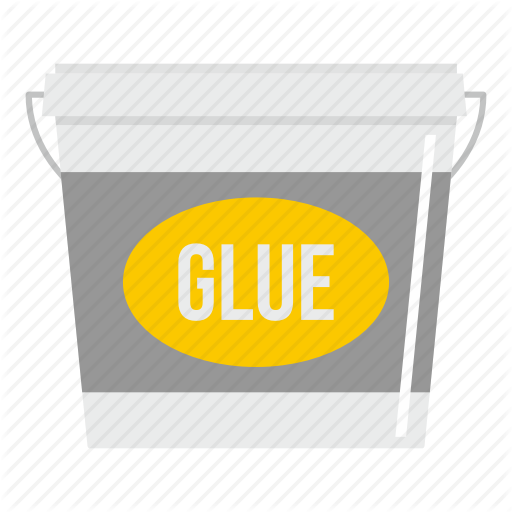 Bucket, Container, Glue, Home, Industry, Paint, White Icon