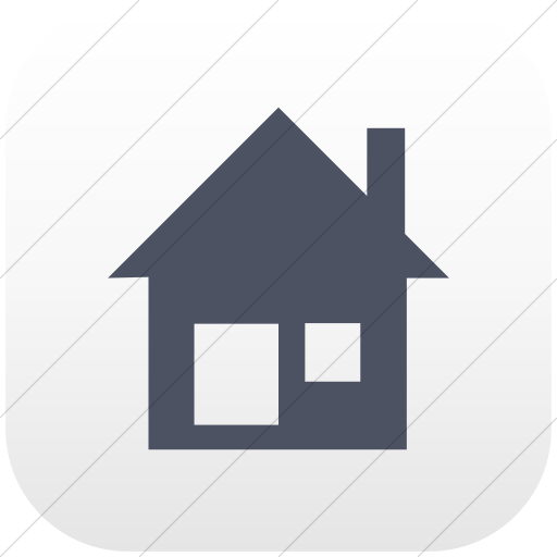 Flat Rounded Square Blue Gray On White Gradient Raphael