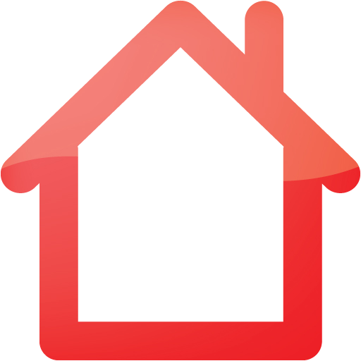 Web Red Home Icon