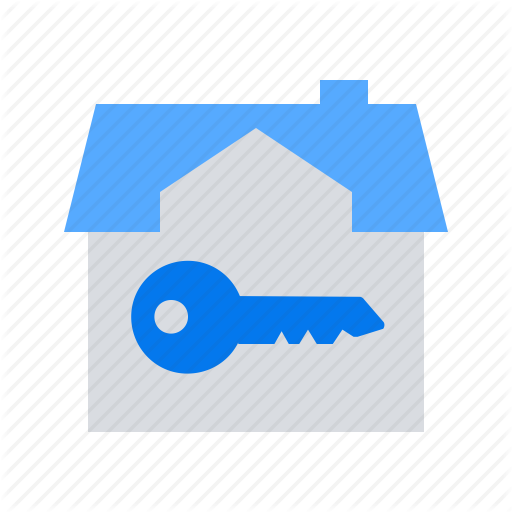 Home, Key, Secure Icon