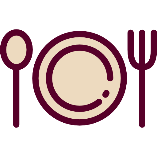 Fork, Plate, Restaurant, Dish, Spoon, Food And Restaurant Icon