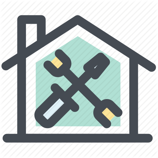 Home, Home Repairs, House, Repairs, Service, Tools Icon