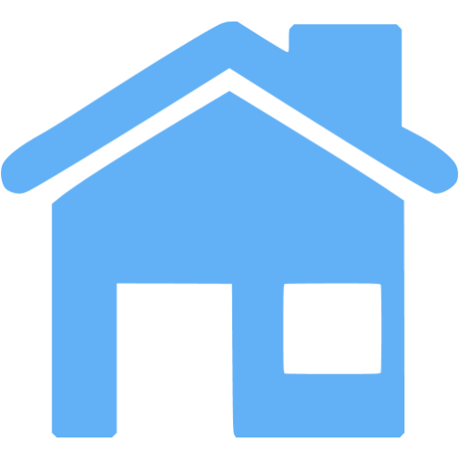 Tropical Blue Home Icon