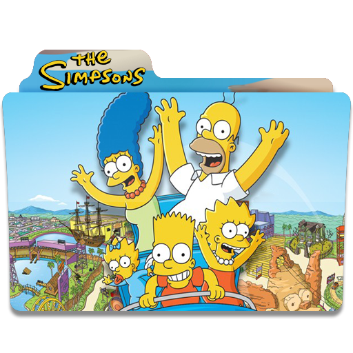 Simpsons Folder Icon Simpsons Folder Iconset Quaffleeye