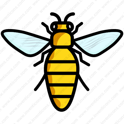 Download Insect,honey Bee,honeybee,bee,wasp Icon Inventicons