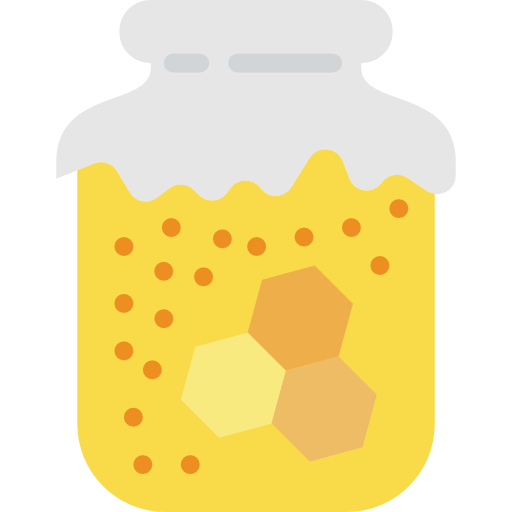 Organic, Jar, Pot, Bee, Sweet, Healthy, Food, Honey Icon