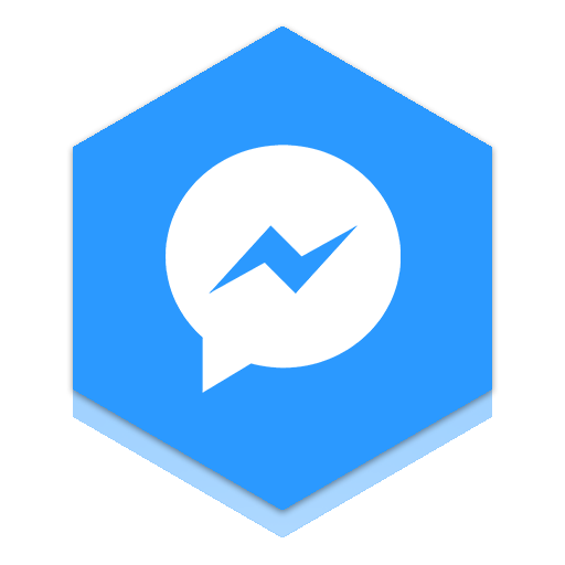 Messenger Honeycomb Icon