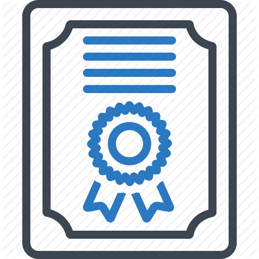 Certificate, Diploma, Honor Icon