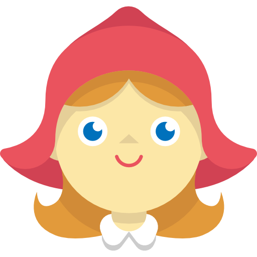 Little Red Riding Hood Flat Icon