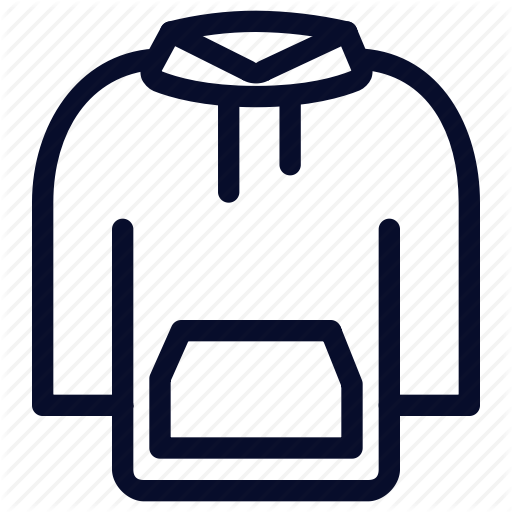 Cloths, Fashion, Hoodie, Sweatshirt Icon