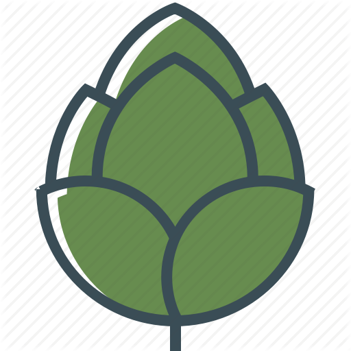 Beer, Green, Hop, Outline Icon