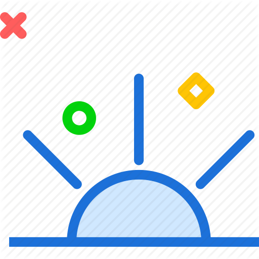 Horizon, Morning, Sun, Sunrise, Sunshine Icon