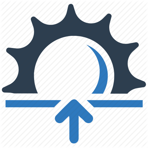 Horizon, Morning, Sun, Sunrise, Up Icon