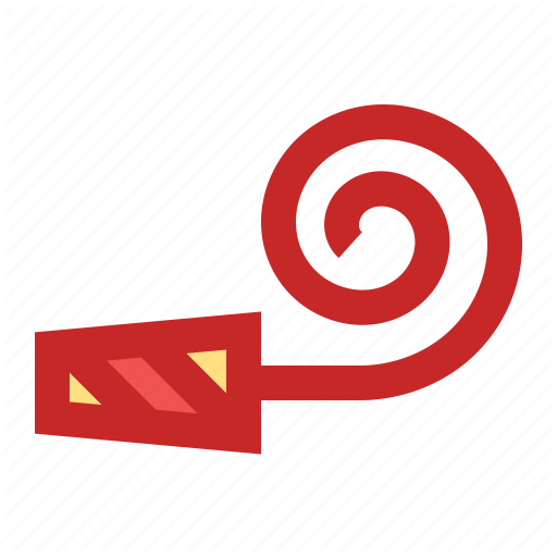 Celebration, Horn, New Year, Party, Whistle Icon