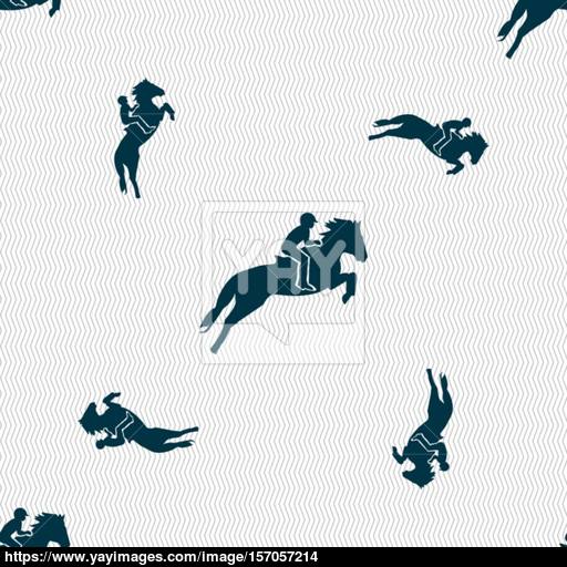 Horse Race Derby Equestrian Sport Silhouette Of Racing Horse