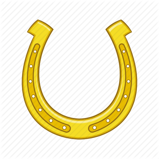 Cartoon, Fortune, Graphic, Horseshoe, Luck, Sign, Western Icon