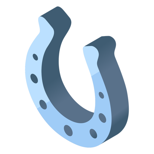 Seven Holes Silver Horseshoe Icon