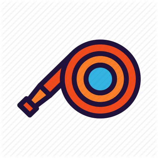Fire, Firefighters, Hose, Water Icon