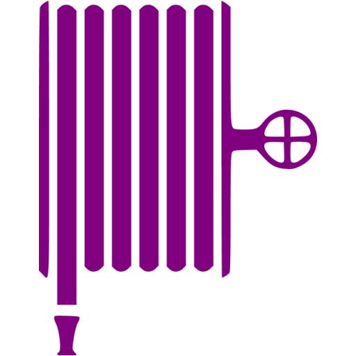 Purple Fire Hose Icon