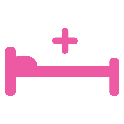 Hospital Bed Flat Icon