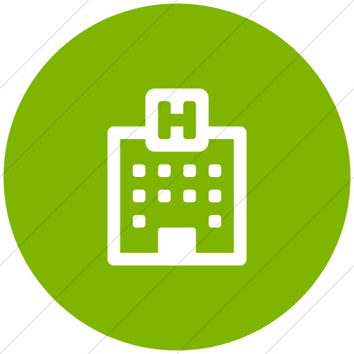 Flat Circle White On Green Bootstrap Font Awesome